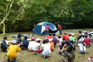 サバイバルキャンプ体験（県立里美野外活動センター）