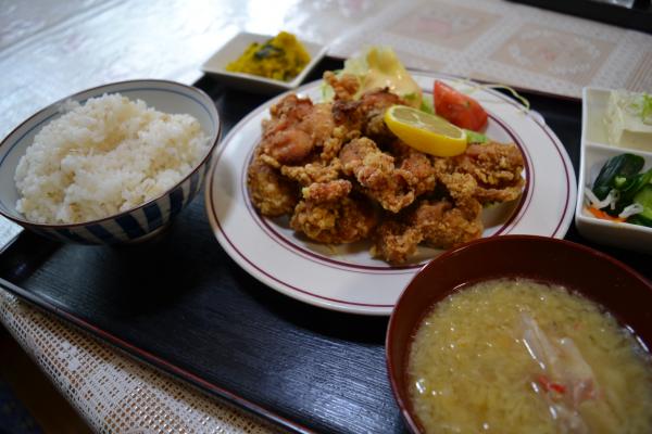 『田舎食堂唐揚定食』の画像