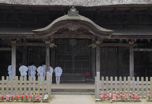 『第１回 入選 茅葺き屋根の寺(圷哲也)』の画像